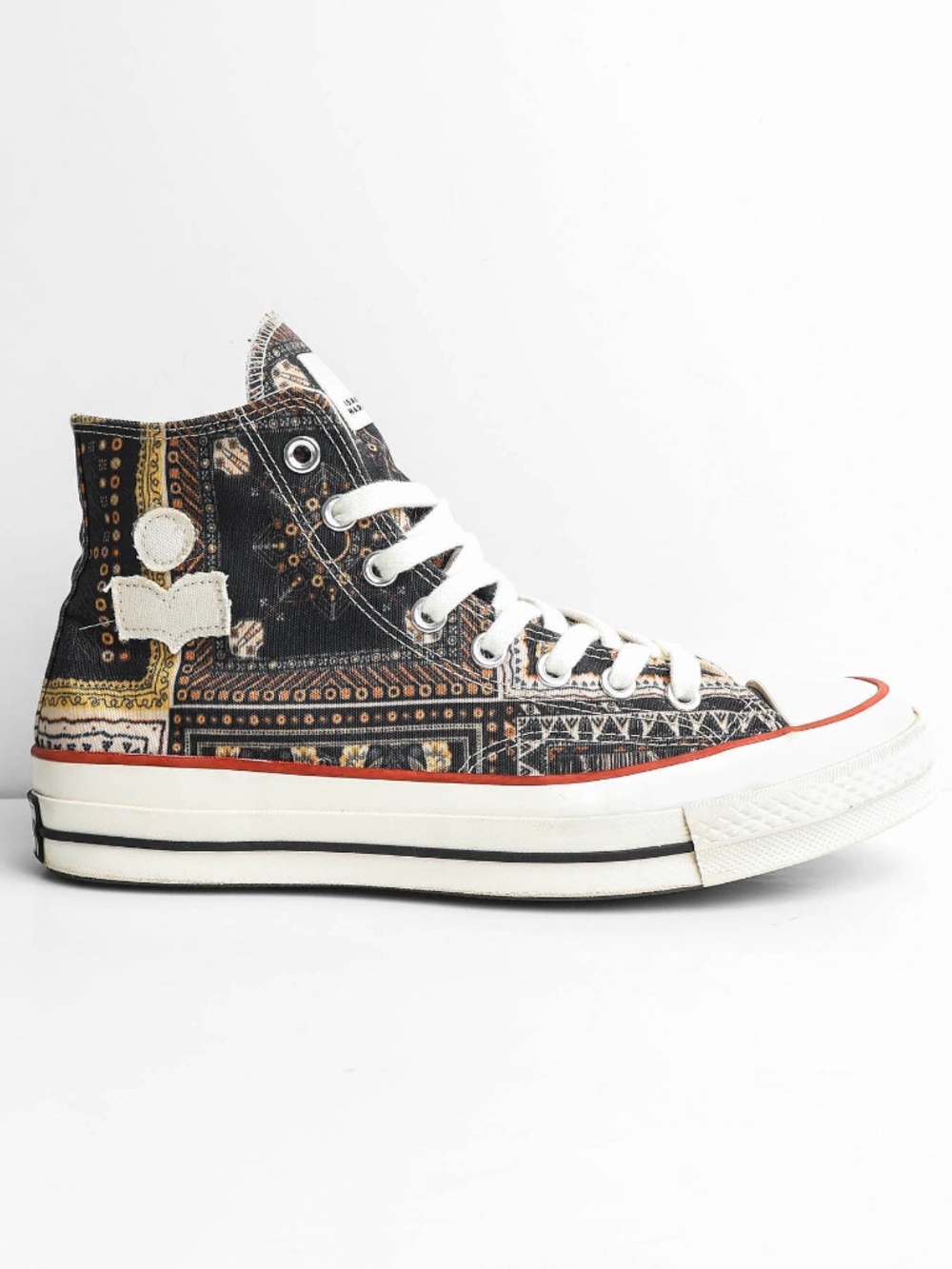 Super Rare Converse x Isabel Marant Chuck 70 Bandana Print Sneaker Shoes